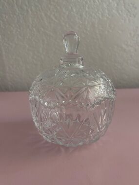 Glass Dish - 5.3" Tall